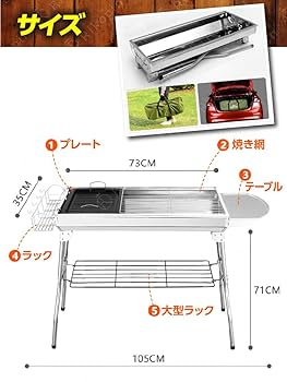 Amazon | Rikopin(リコピン) バーベキューコンロ 大型 セット